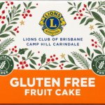 Lions Gluten Free Fruit Cake, 400g, made in Australia.